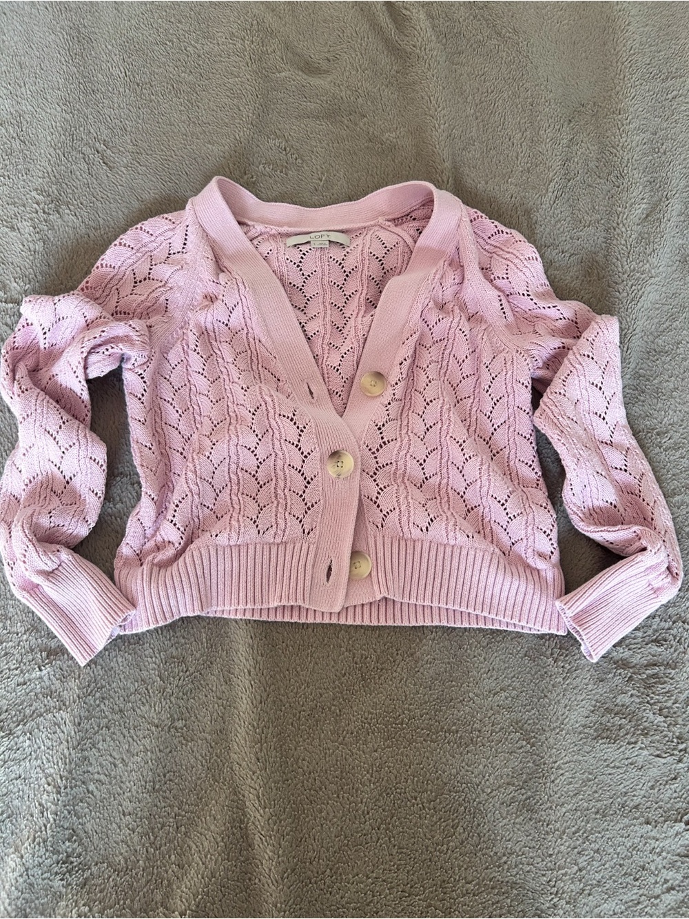 Loft Pink Cardigan